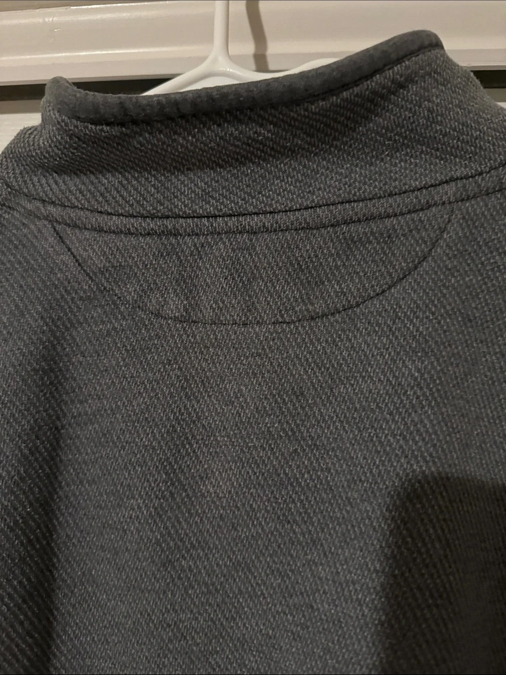 Chaps Men’s Dark Gray Half-Zip Pullover Sweater - Picture 7 of 7